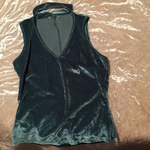 Women’s choker silk shirt - S